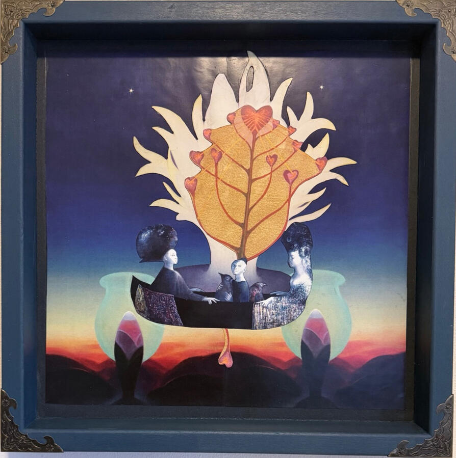 a tribute to Lenore Fini, Agnes Pelton, and Ithell Colquhoun Unmoored, at Midnight in Love
