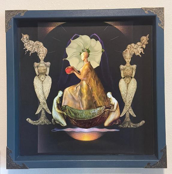 a tribute to Agnes Pelton, Leonor Fini and Georgia O'Keeffe