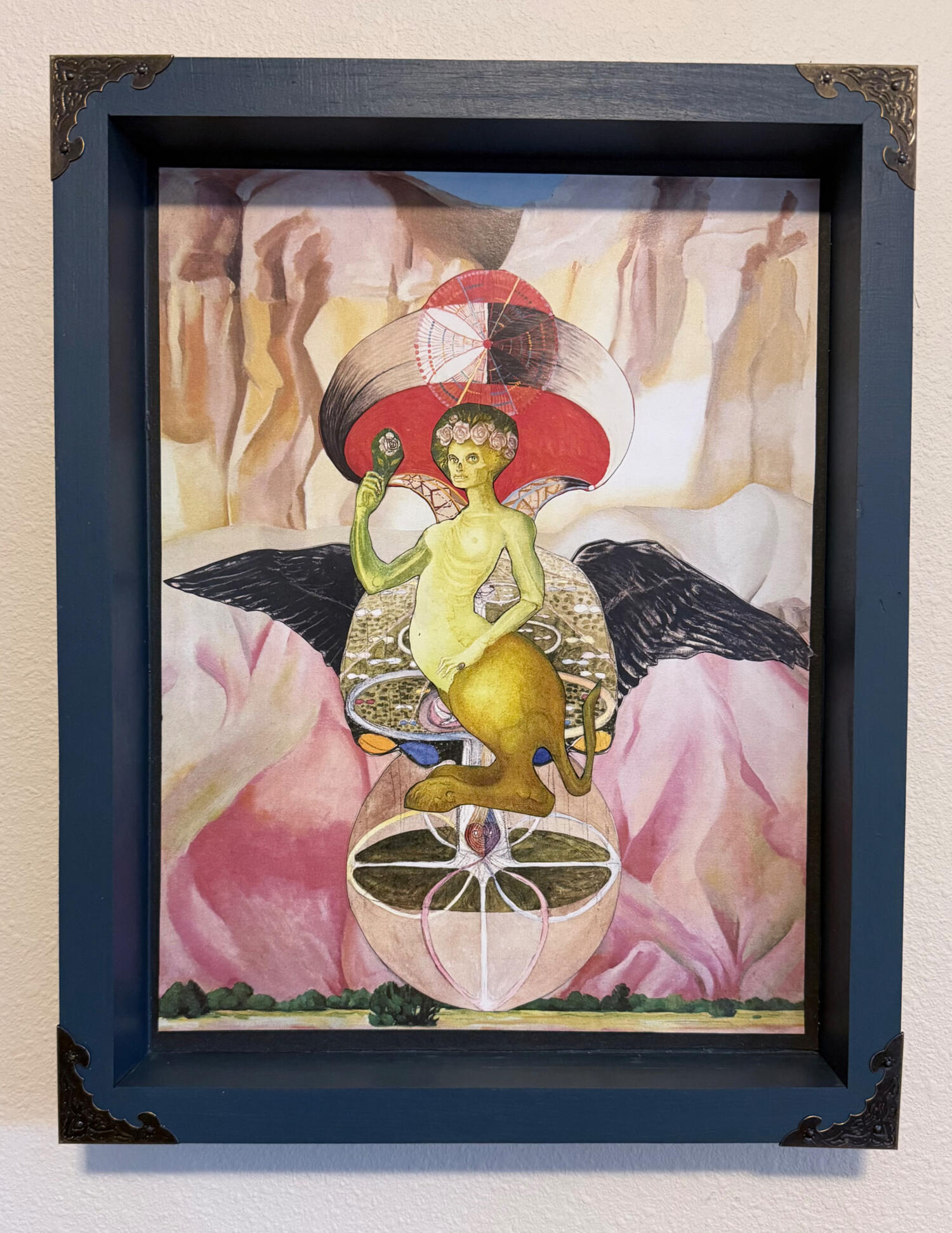 a tribute to Leonor Fini, Hilma af Klint and Georgia O'Keeffe